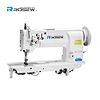 ROSEW GC20687-02 ذراع طويلة مركب إبرة مزدوجة تغذية الثقيلة lockstitch آلة الخياطة